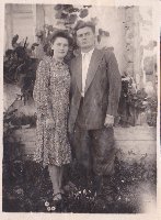 М.И.Егоров с женой Натальей Петровной. Фото 1953г. 
